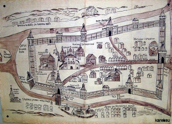 План Олонецкой крепости